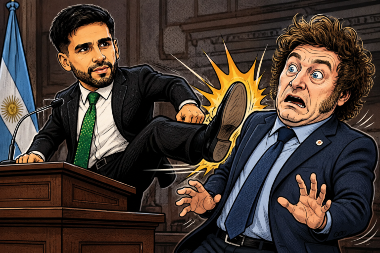 El diputado libertario que se sacó la peluca